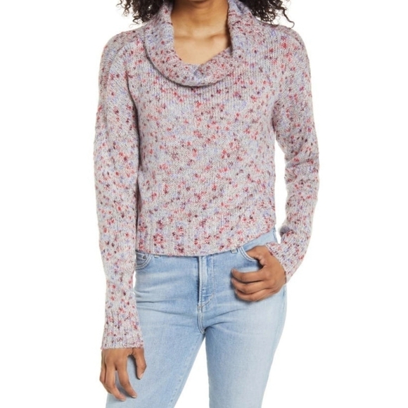 NEW BP. Marbled Slouchy Cowl Neck Sweater - Picture 1 of 14